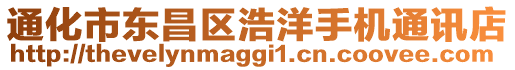 通化市東昌區(qū)浩洋手機(jī)通訊店