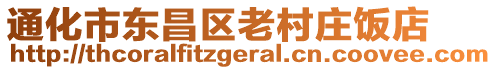 通化市東昌區(qū)老村莊飯店