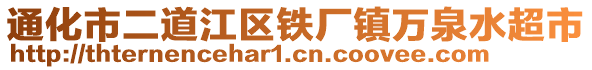 通化市二道江區鐵廠鎮萬泉水超市
