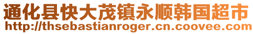 通化县快大茂镇永顺韩国超市