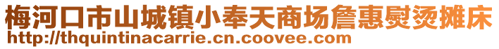 梅河口市山城鎮小奉天商場詹惠熨燙攤床