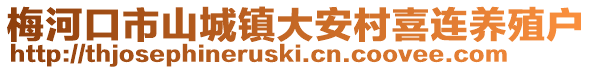 梅河口市山城鎮(zhèn)大安村喜連養(yǎng)殖戶