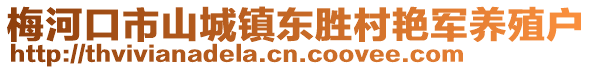 梅河口市山城鎮(zhèn)東勝村艷軍養(yǎng)殖戶