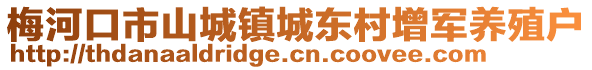 梅河口市山城鎮(zhèn)城東村增軍養(yǎng)殖戶