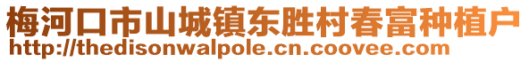 梅河口市山城鎮東勝村春富種植戶