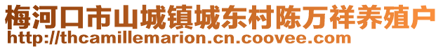梅河口市山城鎮城東村陳萬祥養殖戶
