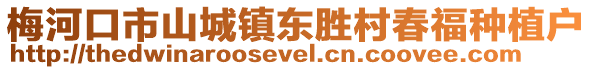 梅河口市山城鎮東勝村春福種植戶