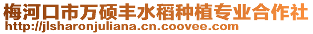 梅河口市萬碩豐水稻種植專業(yè)合作社