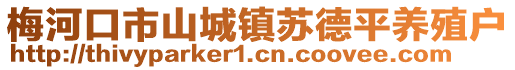 梅河口市山城鎮蘇德平養殖戶