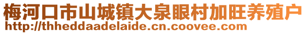 梅河口市山城鎮(zhèn)大泉眼村加旺養(yǎng)殖戶
