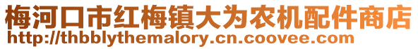 梅河口市紅梅鎮大為農機配件商店