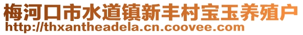 梅河口市水道鎮(zhèn)新豐村寶玉養(yǎng)殖戶
