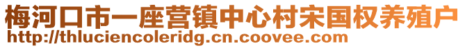 梅河口市一座營(yíng)鎮(zhèn)中心村宋國(guó)權(quán)養(yǎng)殖戶