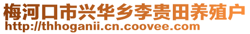 梅河口市兴华乡李贵田养殖户