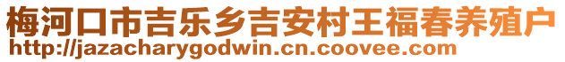 梅河口市吉樂鄉吉安村王福春養殖戶