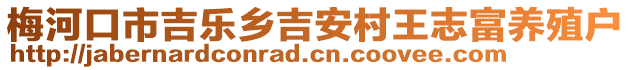 梅河口市吉樂(lè)鄉(xiāng)吉安村王志富養(yǎng)殖戶