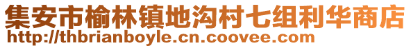 集安市榆林鎮(zhèn)地溝村七組利華商店