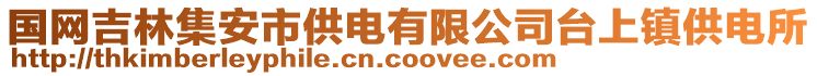 國網(wǎng)吉林集安市供電有限公司臺上鎮(zhèn)供電所