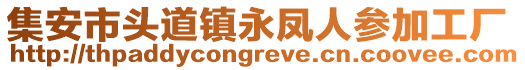 集安市頭道鎮(zhèn)永鳳人參加工廠