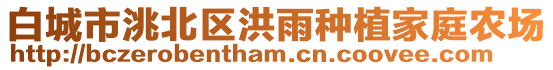 白城市洮北區(qū)洪雨種植家庭農(nóng)場