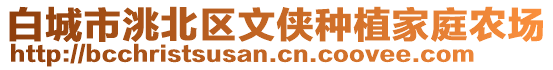 白城市洮北区文侠种植家庭农场