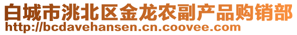 白城市洮北區(qū)金龍農副產品購銷部