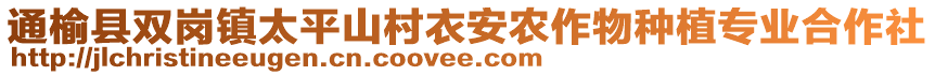 通榆縣雙崗鎮(zhèn)太平山村衣安農(nóng)作物種植專業(yè)合作社