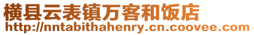 橫縣云表鎮萬客和飯店