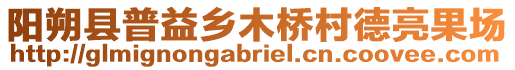 陽朔縣普益鄉(xiāng)木橋村德亮果場