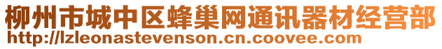 柳州市城中区蜂巢网通讯器材经营部