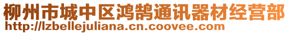 柳州市城中區鴻鵠通訊器材經營部