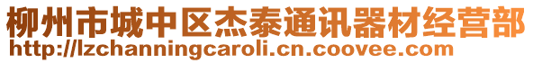 柳州市城中區杰泰通訊器材經營部