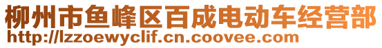 柳州市魚峰區(qū)百成電動車經營部