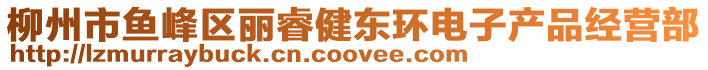 柳州市魚(yú)峰區(qū)麗睿健東環(huán)電子產(chǎn)品經(jīng)營(yíng)部