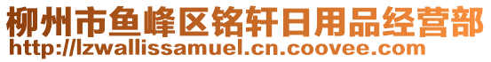 柳州市魚峰區(qū)銘軒日用品經(jīng)營部