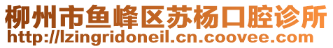 柳州市魚(yú)峰區(qū)蘇楊口腔診所