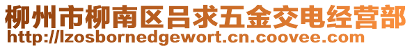 柳州市柳南區呂求五金交電經營部