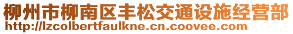 柳州市柳南區(qū)豐松交通設(shè)施經(jīng)營(yíng)部