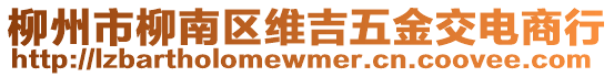 柳州市柳南區(qū)維吉五金交電商行