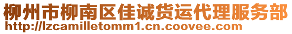 柳州市柳南區(qū)佳誠貨運代理服務部