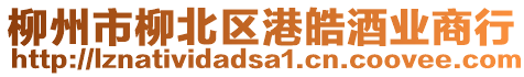 柳州市柳北區(qū)港皓酒業(yè)商行