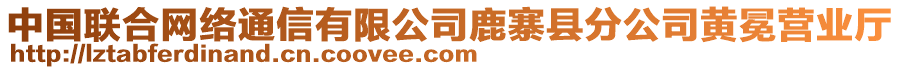 中國聯(lián)合網(wǎng)絡(luò)通信有限公司鹿寨縣分公司黃冕營業(yè)廳