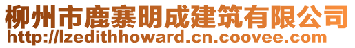 柳州市鹿寨明成建筑有限公司