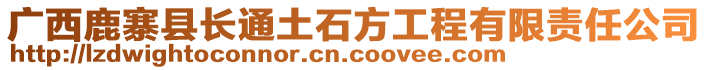 廣西鹿寨縣長通土石方工程有限責(zé)任公司