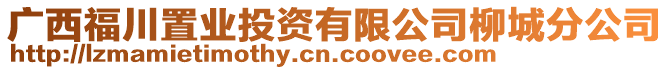 廣西福川置業(yè)投資有限公司柳城分公司