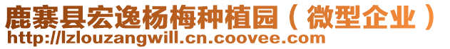 鹿寨縣宏逸楊梅種植園（微型企業(yè)）