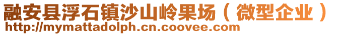 融安縣浮石鎮(zhèn)沙山嶺果場(chǎng)（微型企業(yè)）