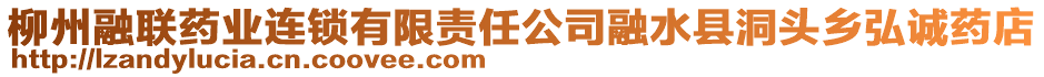 柳州融联药业连锁有限责任公司融水县洞头乡弘诚药店