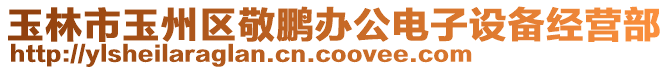 玉林市玉州區(qū)敬鵬辦公電子設備經(jīng)營部