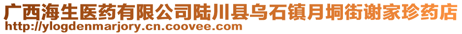 廣西海生醫(yī)藥有限公司陸川縣烏石鎮(zhèn)月垌街謝家珍藥店